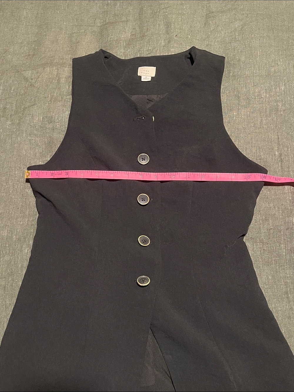 Black blazer vest - Picture 2 of 6